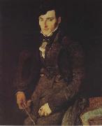 Portrait of Jean-Franqcois Gilibert (mk04) Jean Auguste Dominique Ingres